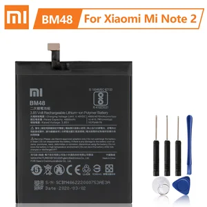 100 original xiaomi bm48 replacement battery for xiaomi mi note 2 note2 4000mah large capacity phone battery free tools free global shipping