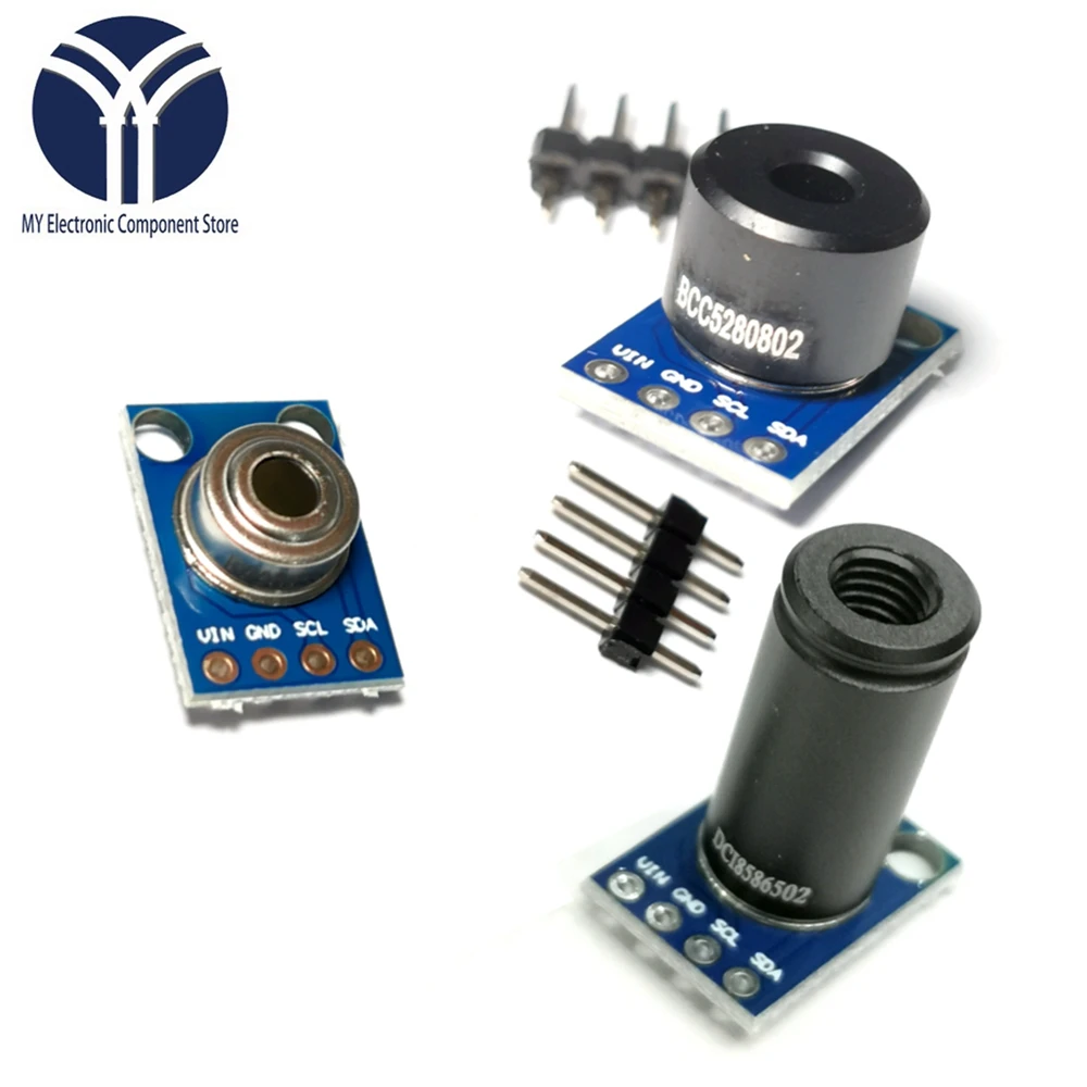 GY-906 MLX90614ESF New MLX90614 Contactless IR Infrared Temperature Sensor Acquisition Module GY-906-BAA GY-906-BCC GY-906-DCI |