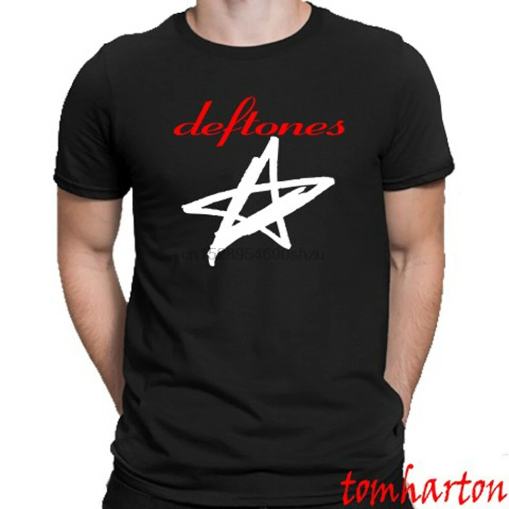 

Deftones Star Logo Rock Band Mens Black T-Shirt Size S M L XL 2XL 3XL