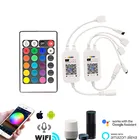 DC5-24V светодиодный RGB контроллер Wi-Fi музыкальный контроллер с одиночнымдвойной Выход ИК-пульт дистанционного управления для 5050 2835 светодиодный RGB светодиодные ленты