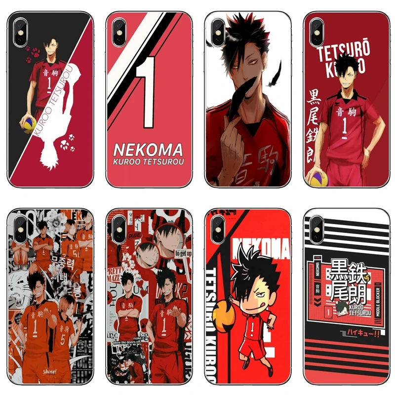 Kuroo Tetsurou Haikyuu аксессуары чехол для телефона Xiaomi Redmi 9T 9C 9A 7 7A K20 6 6A S2 Note 9S 9 8 8T 5A