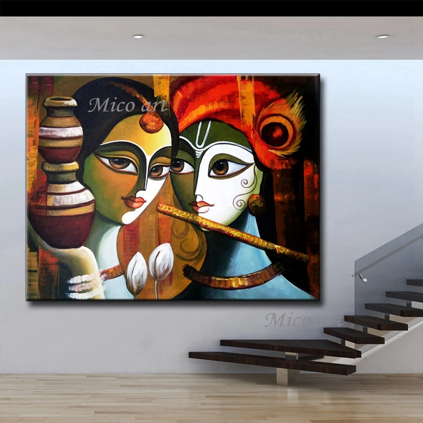 100% ручная роспись абстрактный холст Пикассо для домашнего декора картина маслом