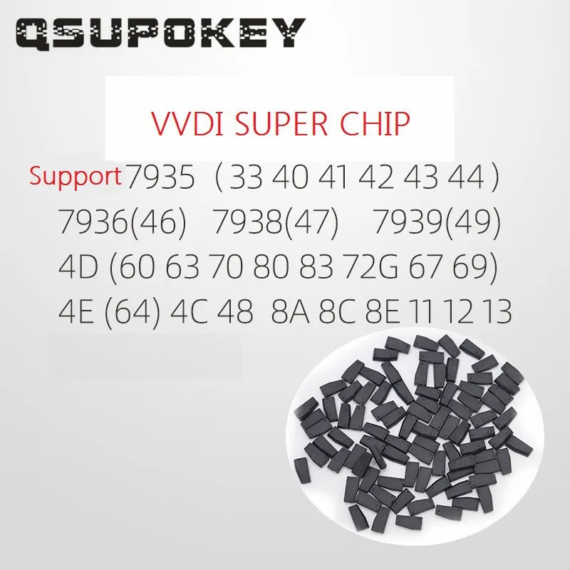 QSUPOKEY 10 шт. дешевый новый оригинальный VVDI супер чип XT27A66 = XT27C75 1907 копия