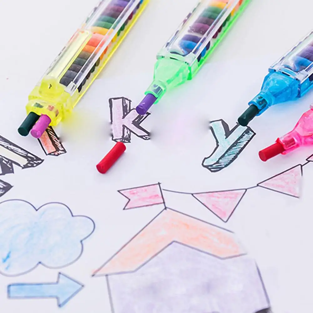 4 шт. Детские Двусторонние мелки 20 цветов |