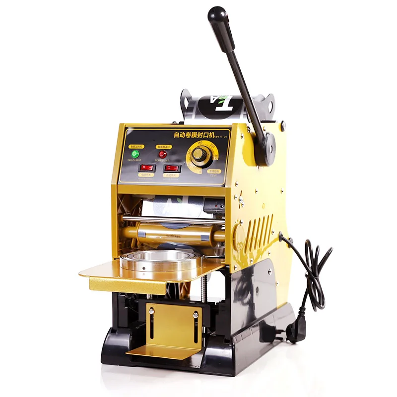 

Semi-automatic Sealing Machine 300-400 Cups/hour Commercial 220V50HZ Can Seal Paper/plastic Cups with Height Below 18CM