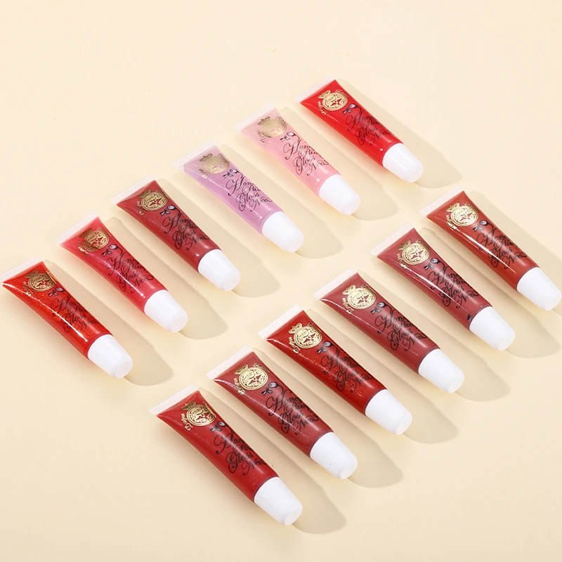 Moisturizing Gloss Plumping Lip Plumper Makeup Glitter Nutritious Liquid Lipstick Cherry Mineral Oil Clear |