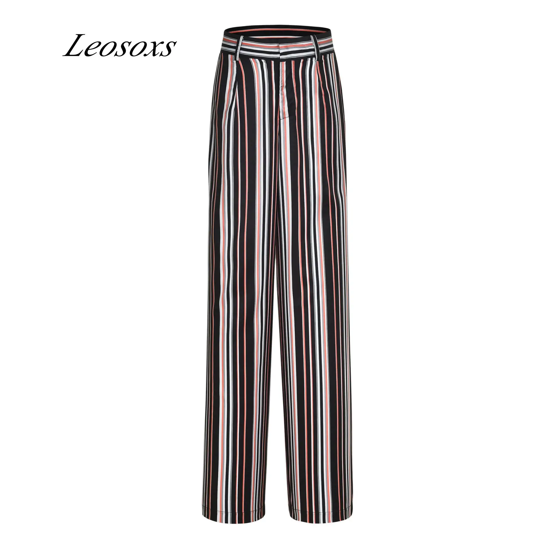 

Wide Leg Pants Trousers High Waist Autumn Women New 2021Fashion Casual Female Trousers Streetwear Sexy wide-leg striped pants