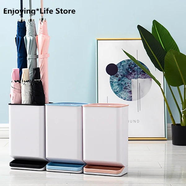 

Stand For Umbrella Stand Holder Storage Rack Plastic Detachable Water-Proof Nordic Wind Six-Hole Long Handle