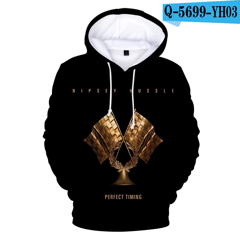 

Oversized Sweatshirts Nipsey Hussle Hoody Men/Women Hip hop Pullover Hooded 3D Print Nipsey Hussle Men's Hoodies Clothes