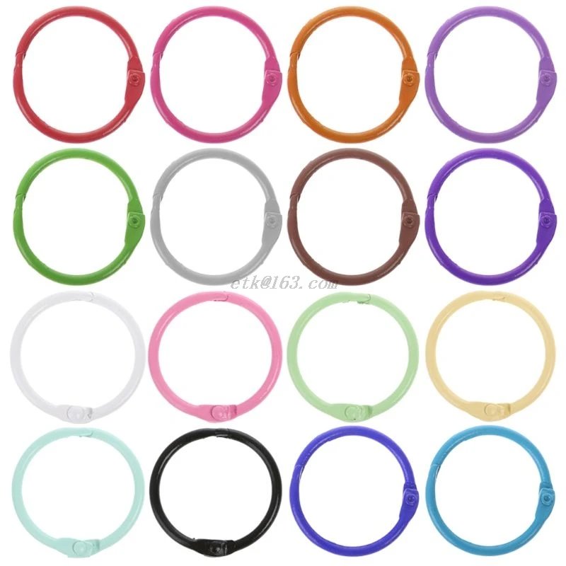 10 шт. металл листовой кольцо для переплета книга обручи альбомы Сделай Сам