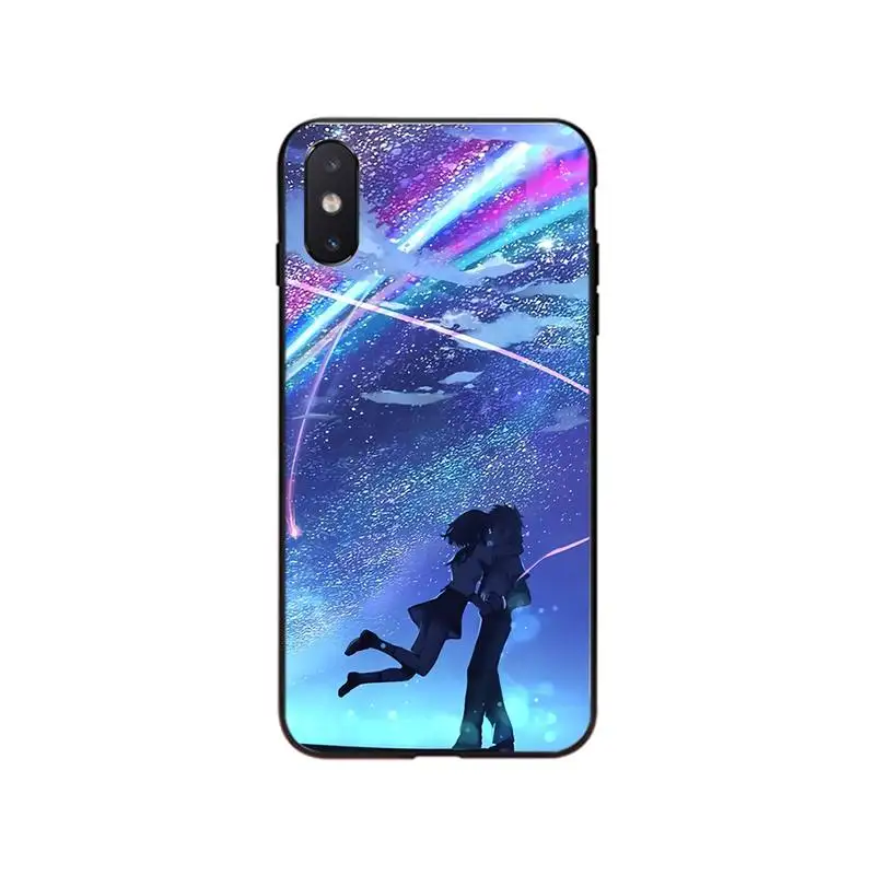 Японский аниме "Твоё имя" чехол для телефона iPhone 7 8 Plus X XS Max XR Coque iPhone 5s SE 2020 6 6s 11Pro.