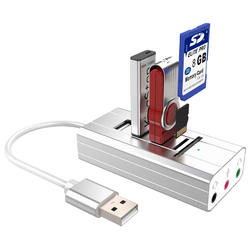 Usb-хаб 3,0 type C концентратор USB 3,0 разветвитель 3 порта мульти с SD TF кард-ридером поддержка внешняя независимая звуковая карта USB C концентратор