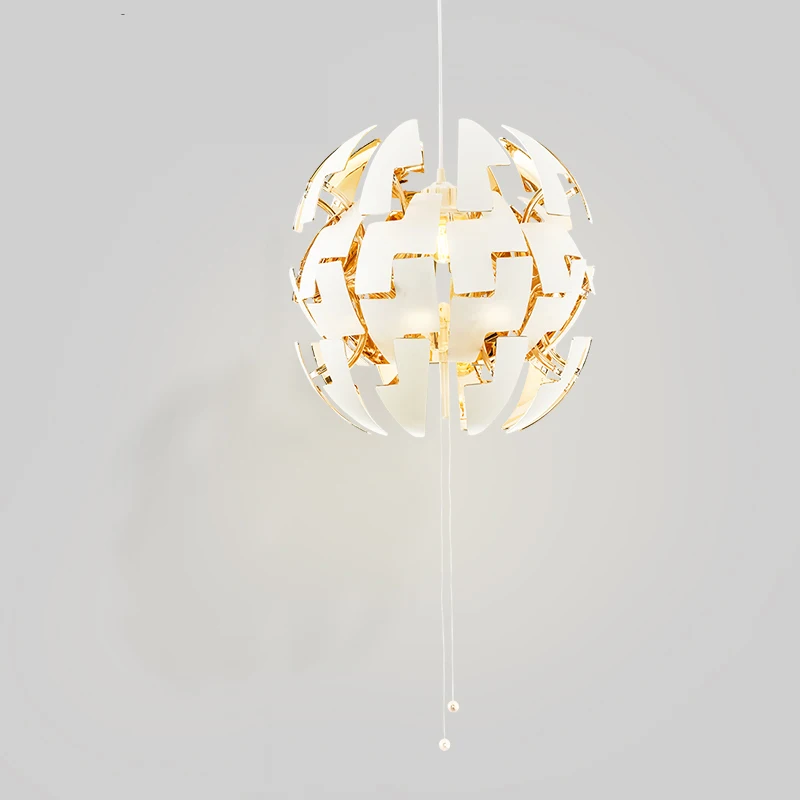 Современный индивидуальный подвесной светильник s круглый с деформацией