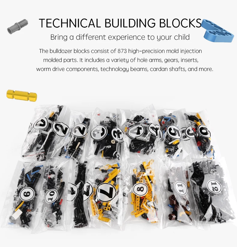 RC Motor function APP пульт дистанционного управления грузовика Technic Car совместимый 42094 гусеничный погрузчик набор детская машинка из конструктора модель игрушки