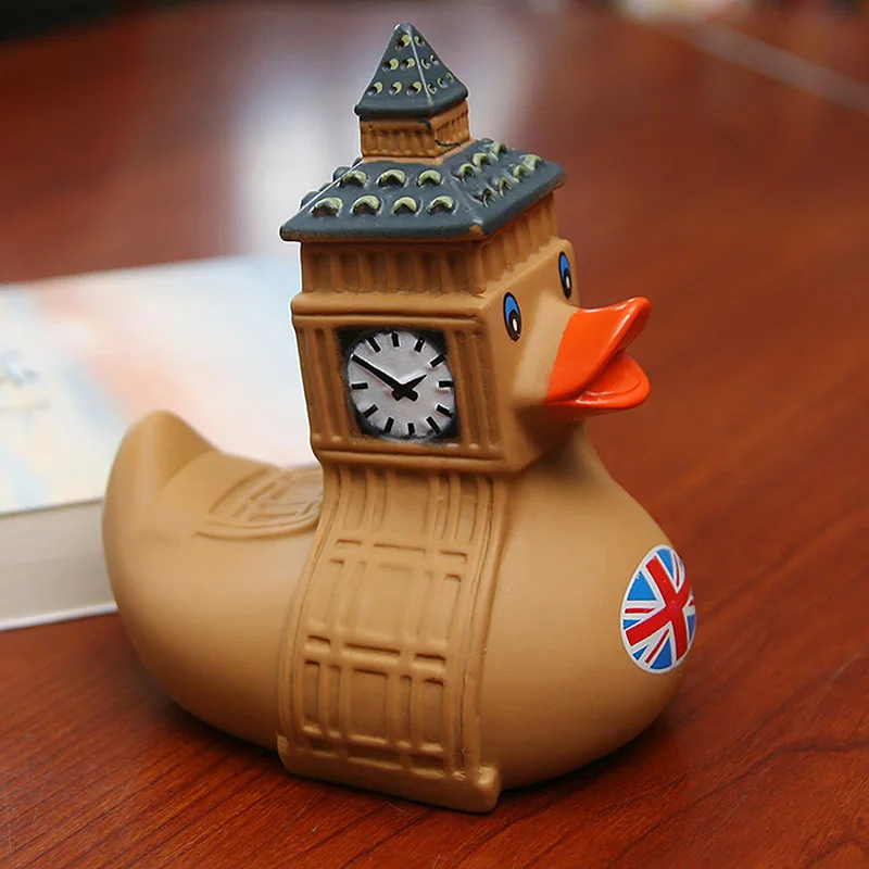 11 см Британский Биг Бен Елизабет башня в форме утки детский подарок серия