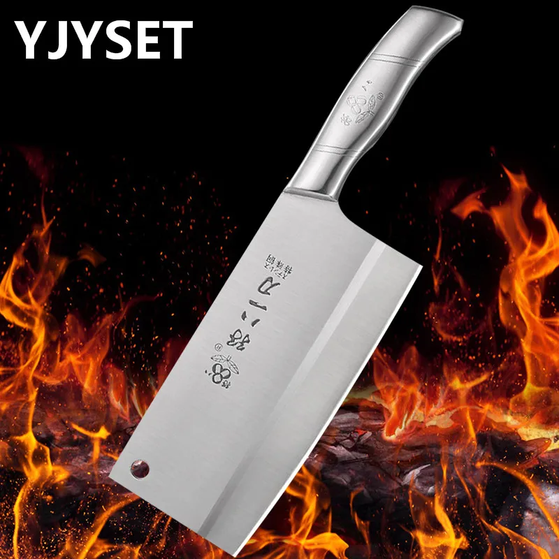 

Бытовой кухонный нож для нарезки, кухонный нож из нержавеющей стали, китайский острый подарок, нож для мяса, нож для мясника