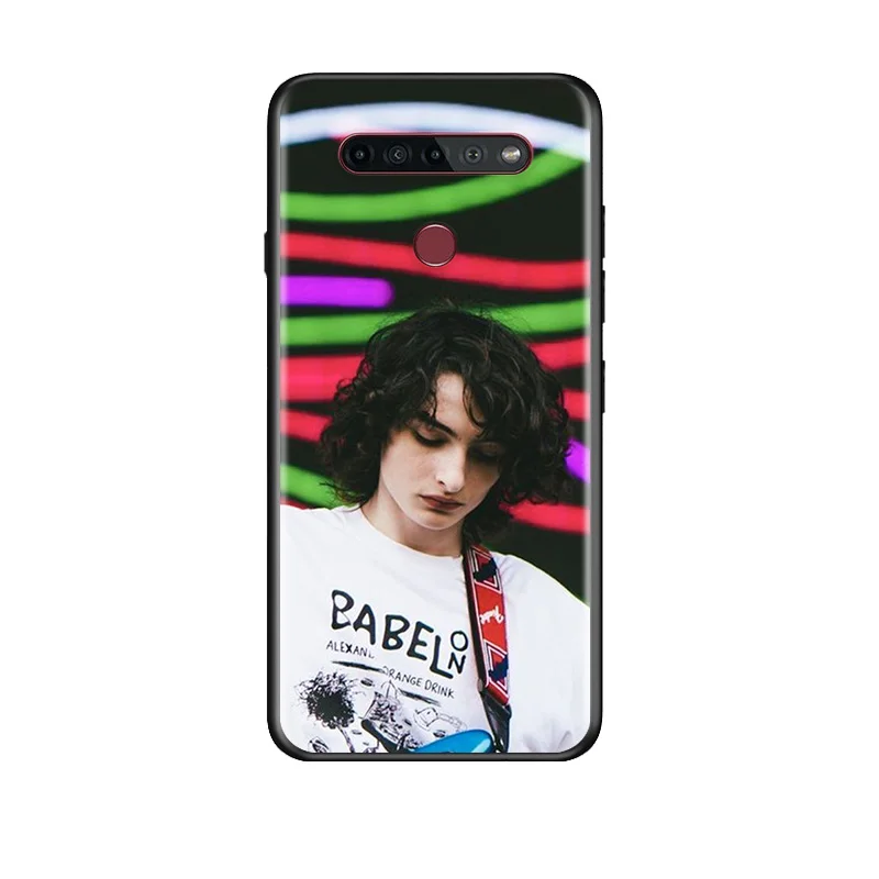 

TV Finn Stranger Things For LG G8 V30 V35 V40 V50 V60 Q60 K40S K50S K41S K51S K61 K71 K22 ThinQ 5G TPU Silicone Black Phone Case
