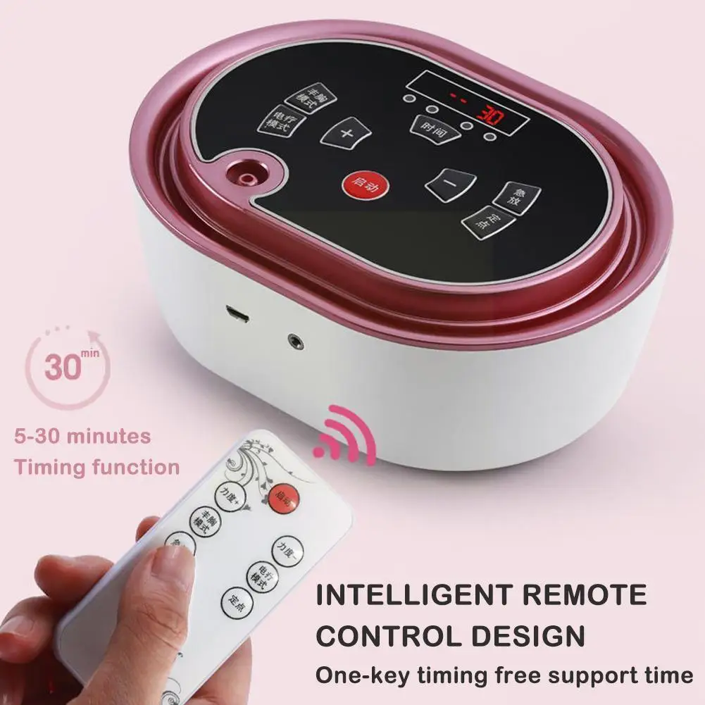 

Electric Massager Micro Current Acupuncture Breast Massager Christmas Home Massager Gift Woman Vibration V7E6