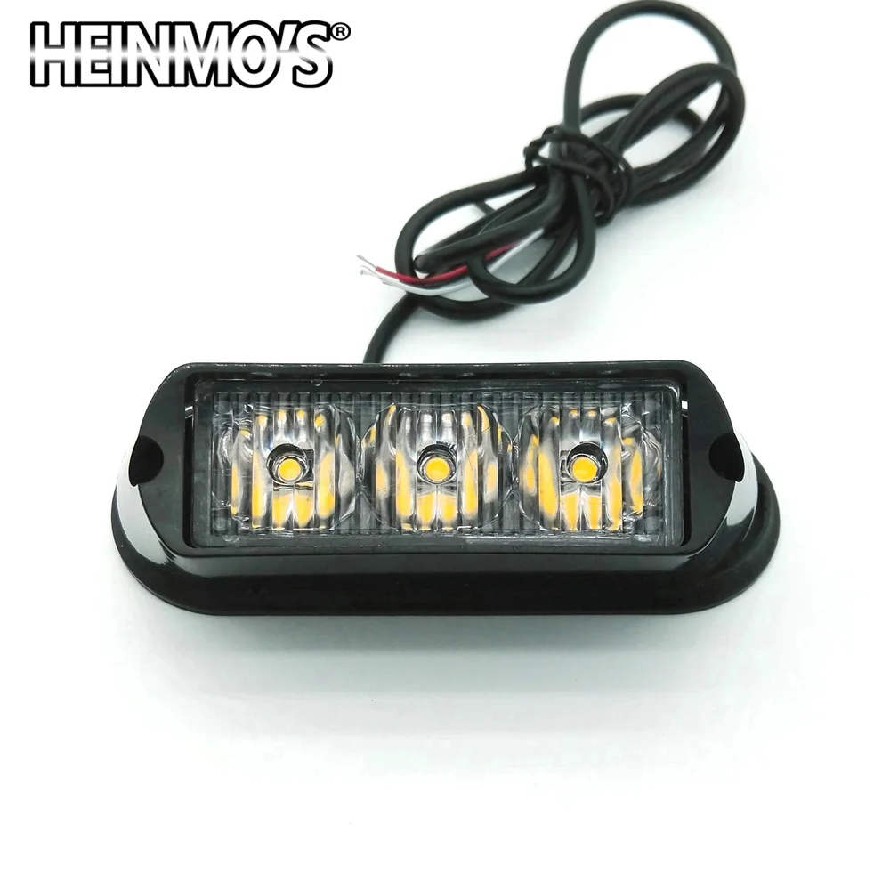 3 светодиодный/4 светодиодный автомобиль грузовик вспышка противотуманная фара