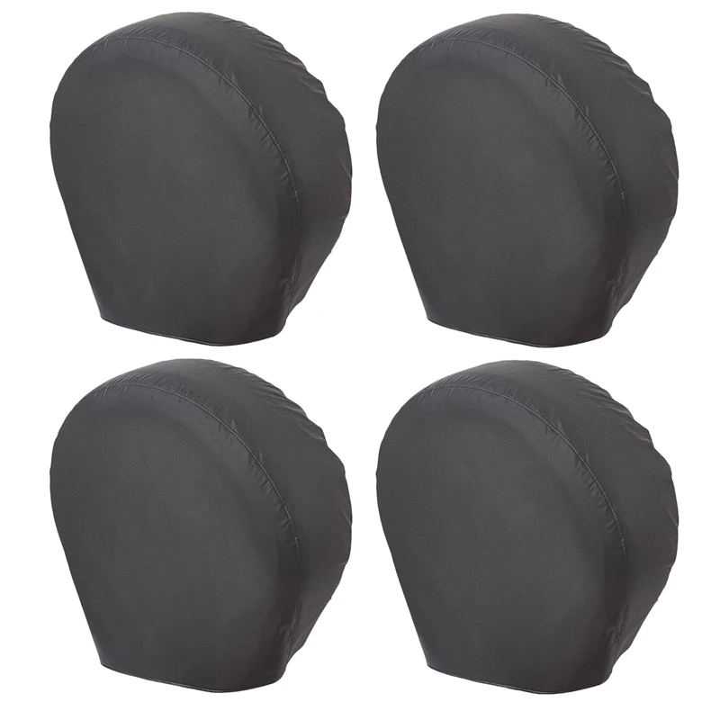 

4PCS RV Wheel Covers 190T Waterproof UV Sun Tough Tire Protector for Truck, SUV, Trailer, Camper, 27 inch-29 inch Tire
