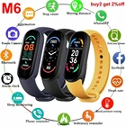 Смарт-часы M6 для мужчин и женщин, умные часы с Bluetooth, пульсометром, фитнес-трекером, спортивный браслет для Apple, Xiaomi, Android