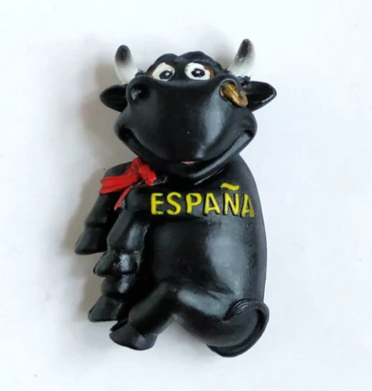 Ручная роспись Испания Pamplona коррида 3D магнит на холодильник туристические сувениры магнитные наклейки подарок - Цвет: 005