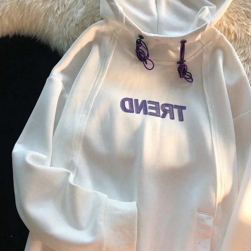 

Американский ретро-свитер, женский модный Свободный Топ в стиле ранней осени