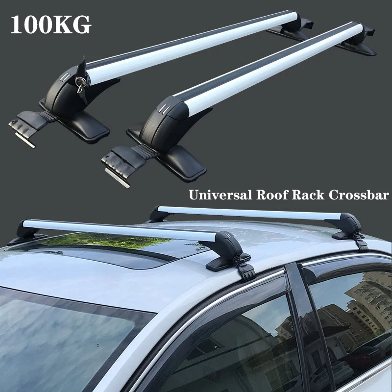

Universal Roof Rack Crossbar Aluminum Roof Rack Accessories for Hyundai i30 Car Top Luggage Carrier Rails Mount Clamp Basket