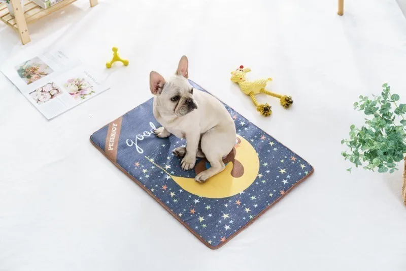 Benepaw мультфильм собака охлаждающий коврик Лето износостойкий Маленькие Средние большие собачьи матрасы-лежанки Дышащий моющийся Щенок Кровать водонепроницаемый