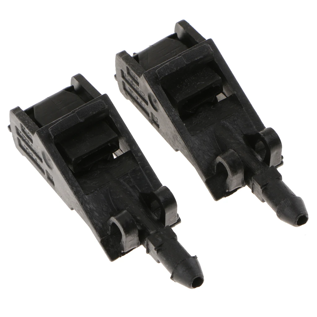 

PAIR WINDSHIELD WASHER NOZZLE WATER SPRAY JET FOR VW BEETLE JETTA GOLF