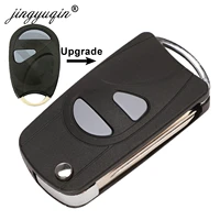 jingyuqin 10pcs 2buttons modified flip key case for suzuki wagon r remote blank keys abs shell