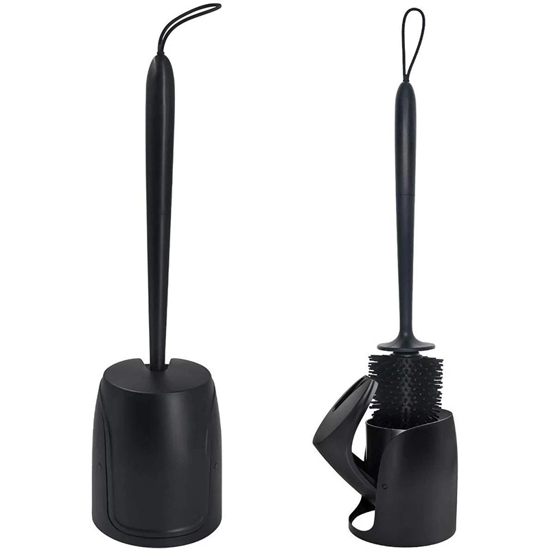 

Щетка для унитаза с держателем, силиконовая щетка, щетка для унитаза, чистящие принадлежности для ванной комнаты