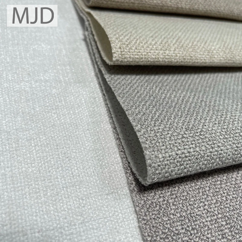 

Woven Linen Texture Fabric 100% Pure Polyester Upholstery Fabric For Patchwork DIY Sewing Pillow Home Furniture Decoration