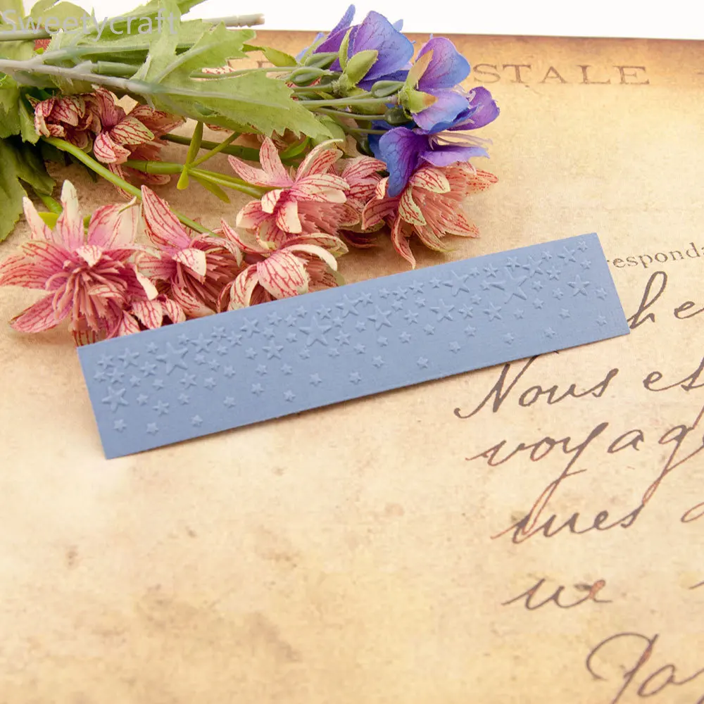 Трафареты со звездным узором пластиковые папки для тиснения DIY скрапбукинга