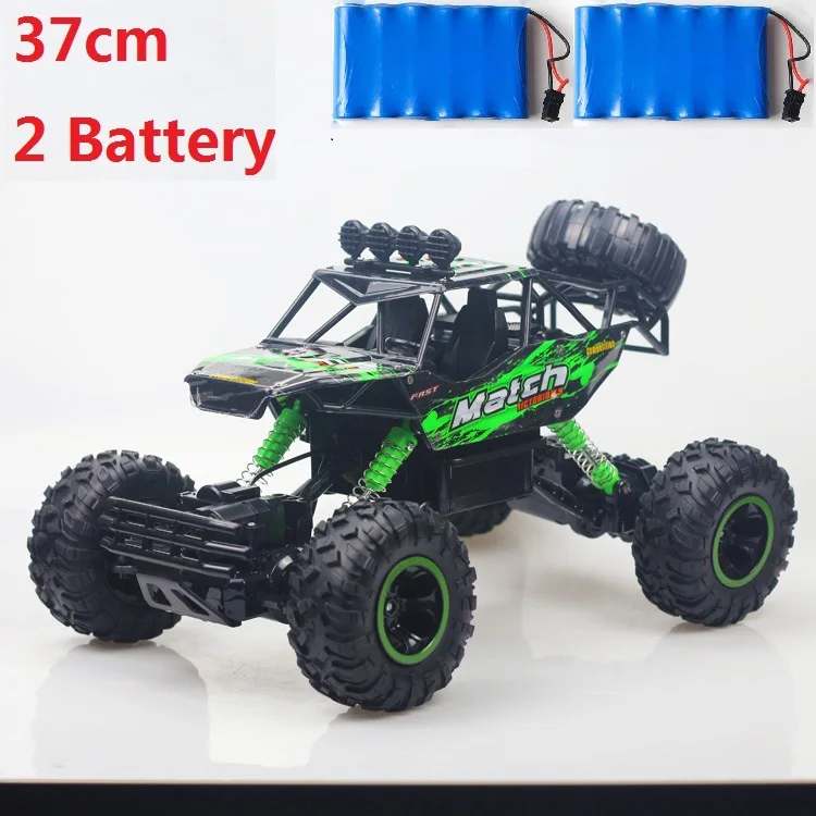 1:16 4WD автомобили RC автомобили обновленная версия 2,4G радиоуправляемые игрушечные машинки RC автомобиль высокоскоростные грузовики внедорожные Грузовики Игрушки для детей - Цвет: Foam box 37cm Green