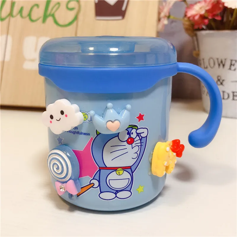 Мультяшная Термокружка детская теплая чашка для воды из нержавеющей стали