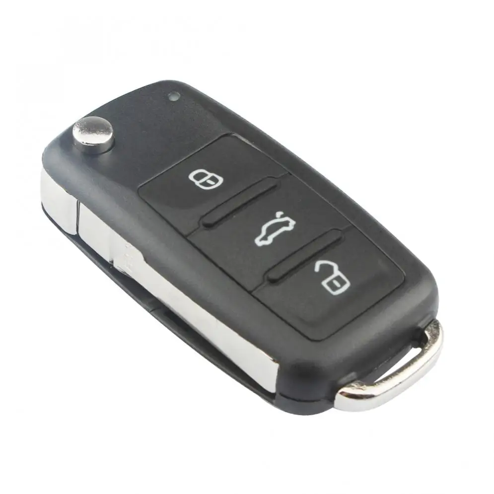 Смарт пульт дистанционного управления 3 кнопки черный цвет без чипа со световым