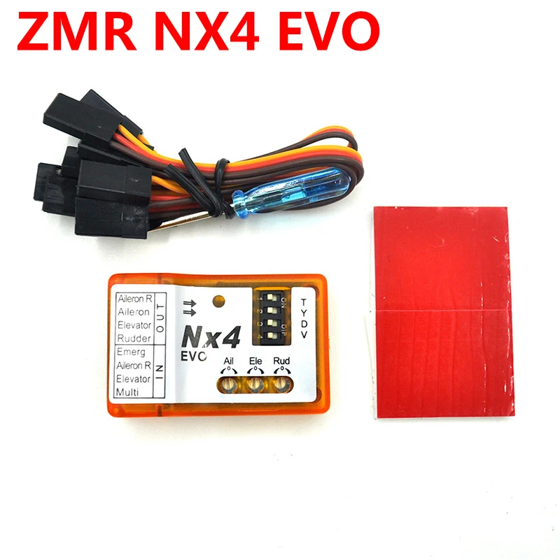 Плата контроллера полета ZMR NX4 EVO Gyro Balancer для Singal/Dual/Delta и V-tail Aileron Airplane 3D 2D Flight |