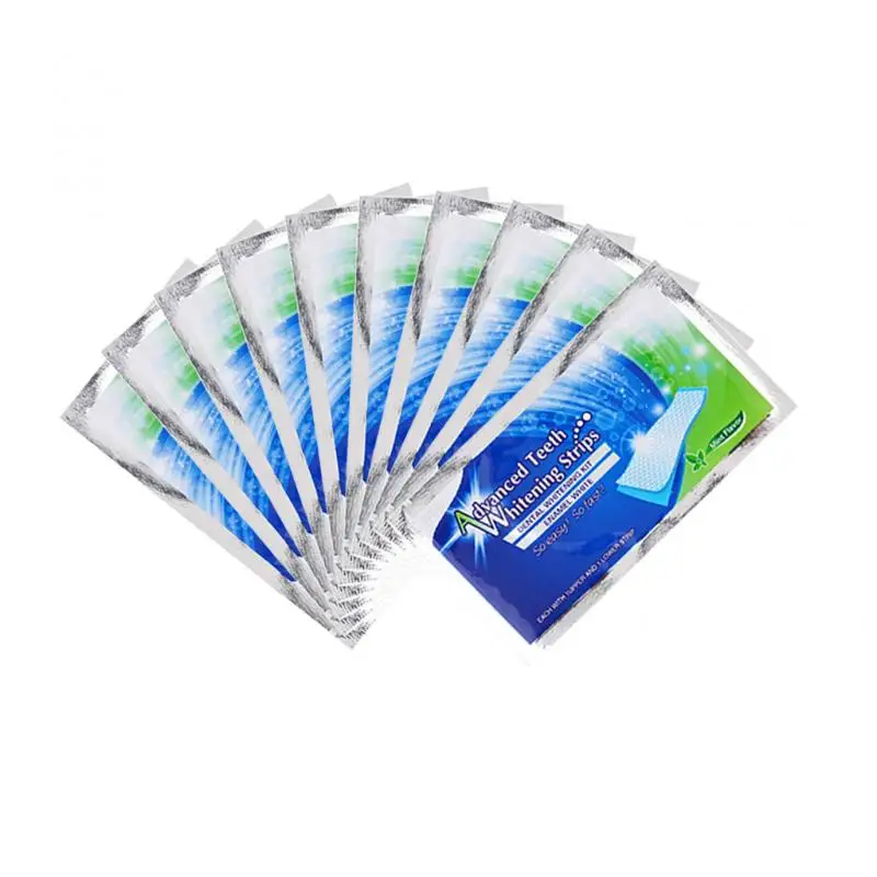 1 сумка = 2 шт. профессиональные отбеливающие полоски для зубов удаления пятен