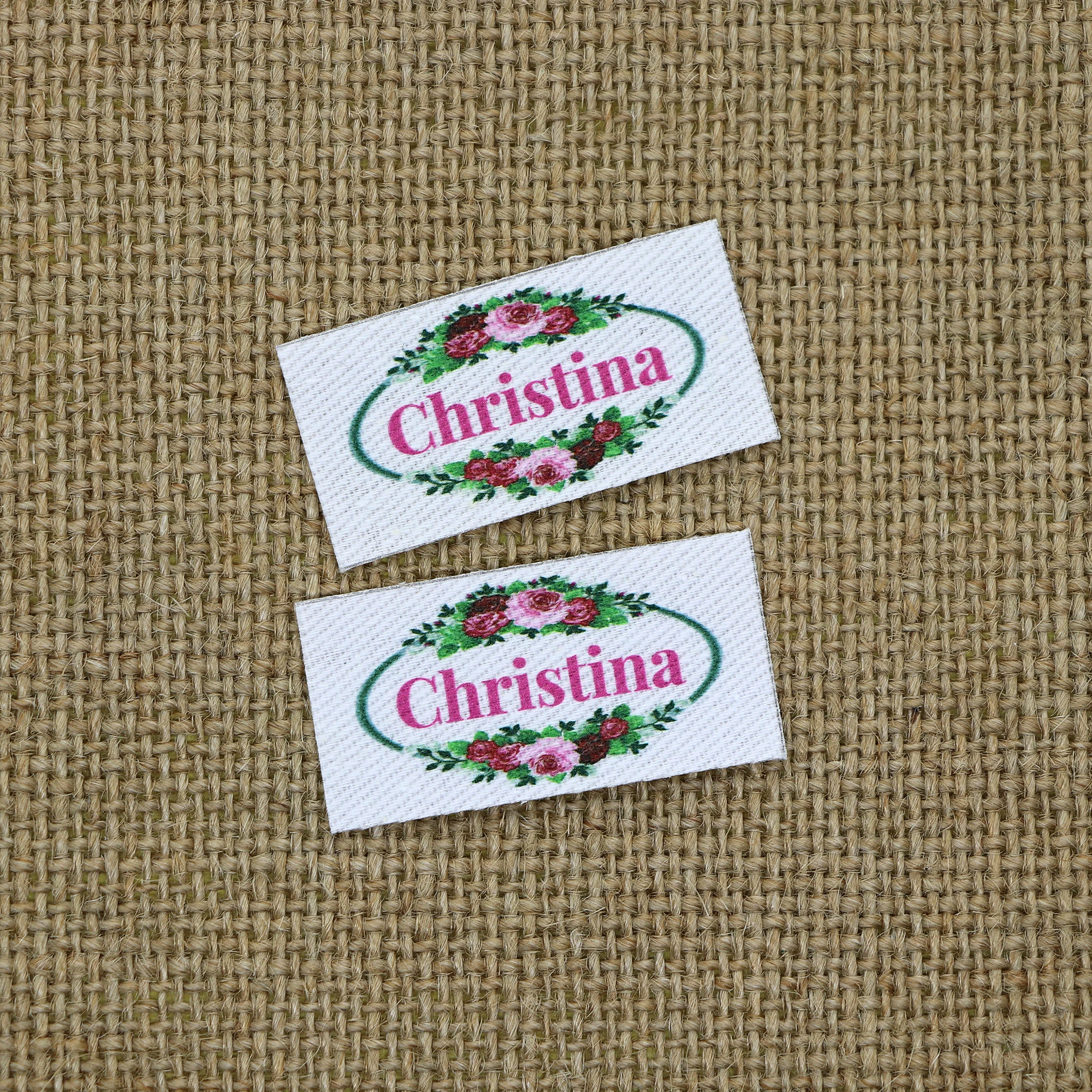 

80 piece Custom clothing labels, Iron Tags, Ironing Labels, Personalized Name, Custom Design, Name Tags,Custom Labels (YT093)