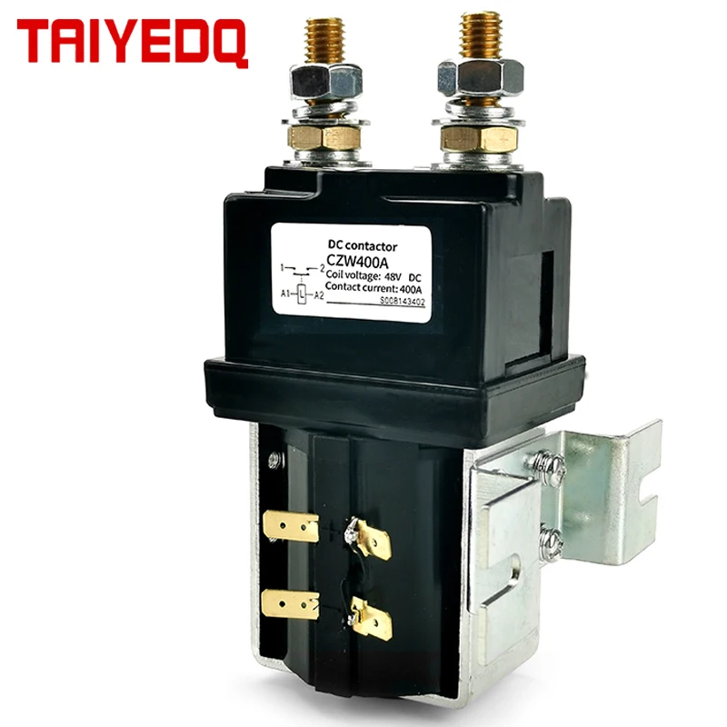 Segura o Guincho do Carro de Wehicle Contator da C.c. de Sw200 Czw400a para a Empilhadeira Normalmente Aberto 36 48v 60v 72v Que 400a 12v 24v