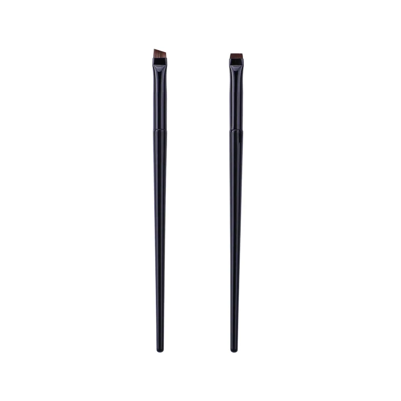 

2Pcs Angled Eyebrow Brush Flat Angle Eyeliner Brush Eyebrow Blending Eyeliner Eye Patches Detail Brush