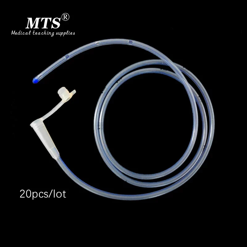 20 шт./лот медицинская силиконовая трубка для взрослых одноразовая кормления
