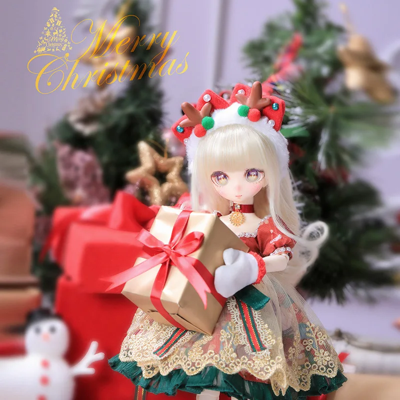 Фото Фантастический ангел, Новое поступление, рождественский подарок, кукла 1/6 BJD, кукла QQ, полный комплект, 31 см, полимерная игрушка, подарок «сде... №2