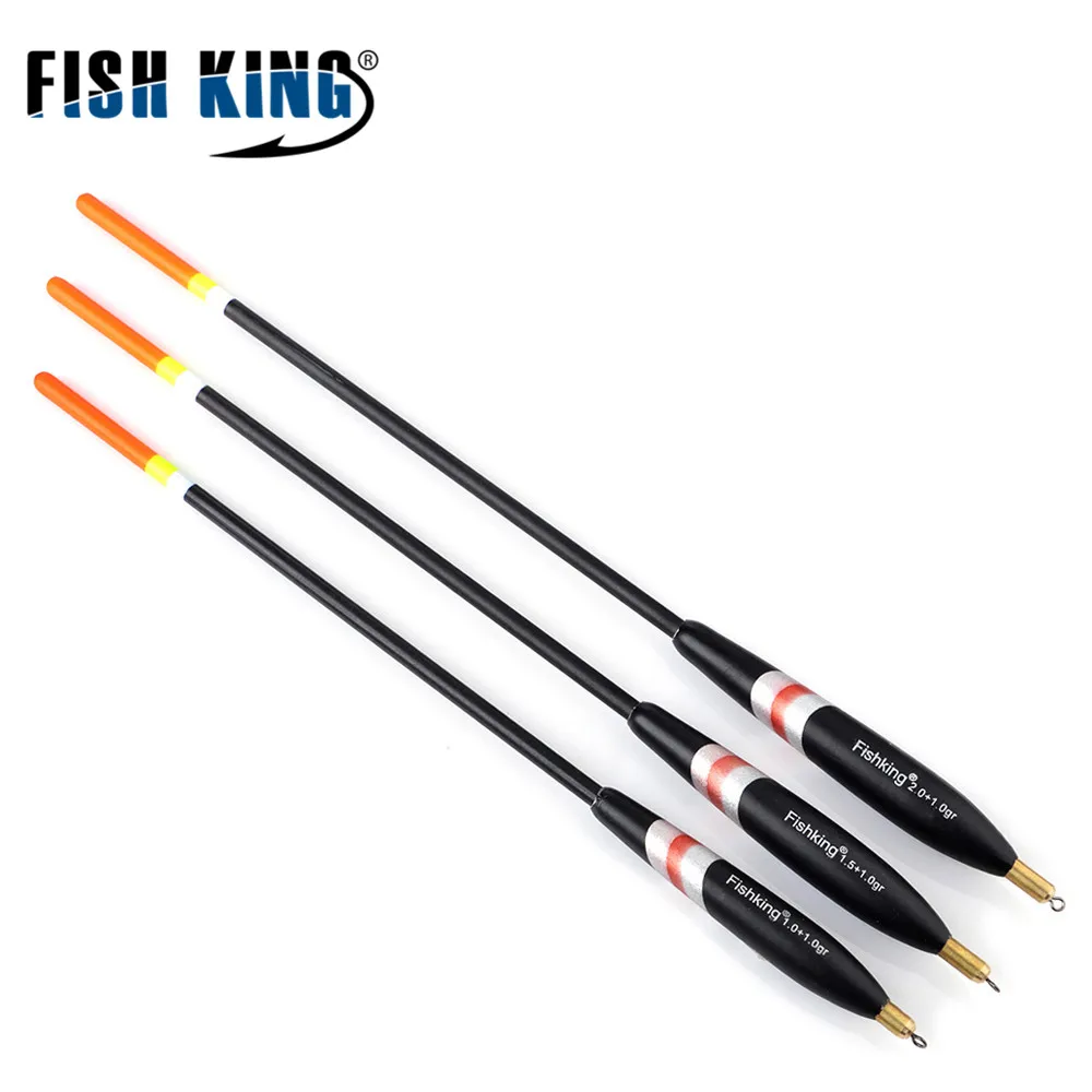 FISH KING 3 шт./упак. Баргузинский поплавок для пихты 1 0 + г/1 5 г/2 г Боббер ловли карпа