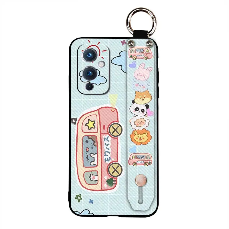 New Arrival Back Cover Phone Case For One Plus 9/1+9 Black Cartoon Fashion Design Cute | Мобильные телефоны и аксессуары