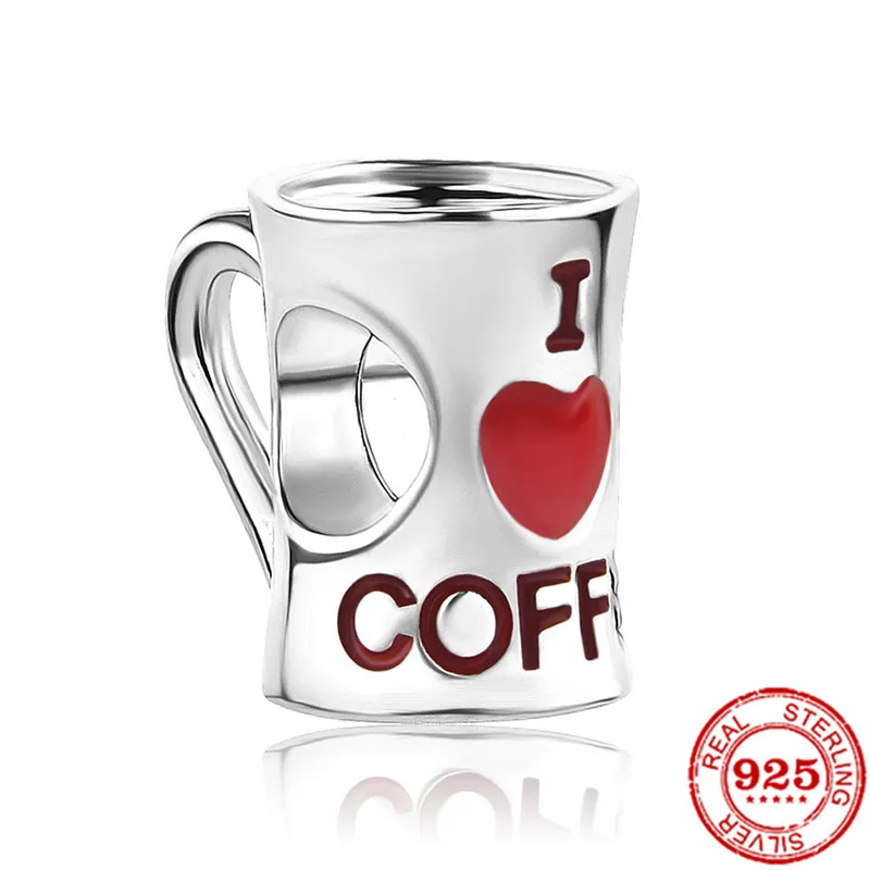 Новое серебряное ювелирное изделие в европейском стиле красная чашка яблоко