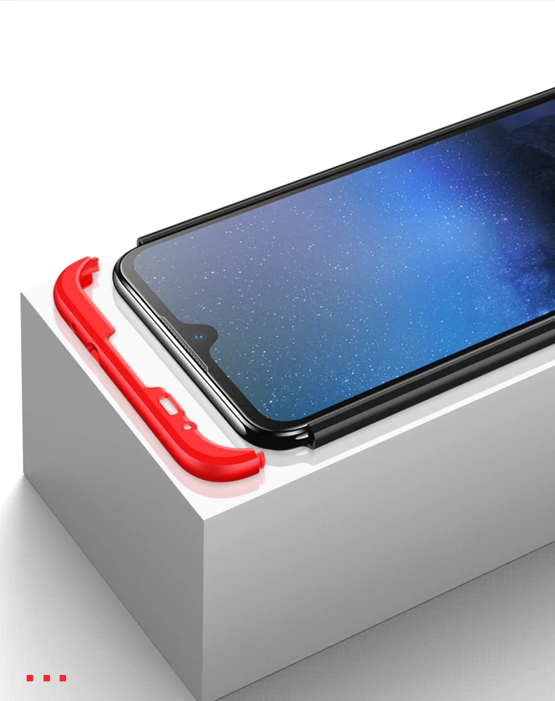 Жесткий матовый армированный чехол 3 в 1 для Xiaomi Mi A3 гибридная защитная задняя