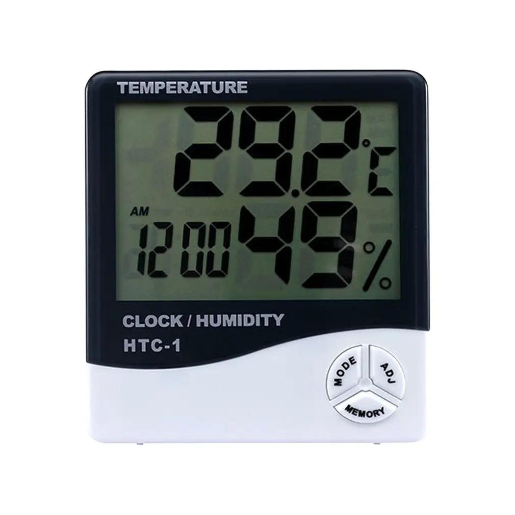 

Thermometer Humidity Monitor Digital Hygrometer Thermometer Temperature Humidity Gauge Meter with LCD Screen for Home Office