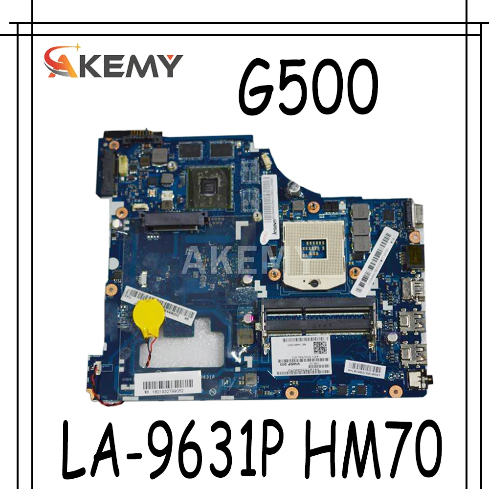 

Akemy LA-9631P для lenovo G500 Материнская плата ноутбука VIWGP / GR LA-9631P HM70 тест